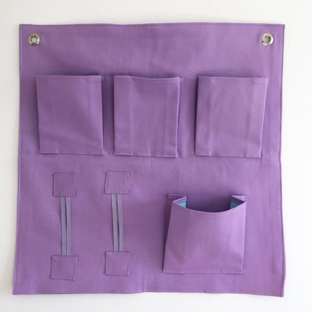 Wall Pockets storage solution - lilac / purple - Umbrella Amarela