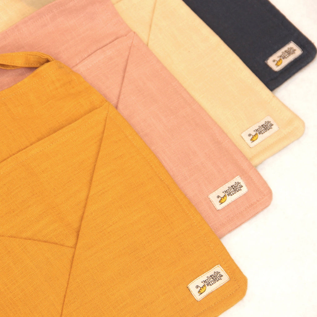 Linen pocket - Umbrella Amarela