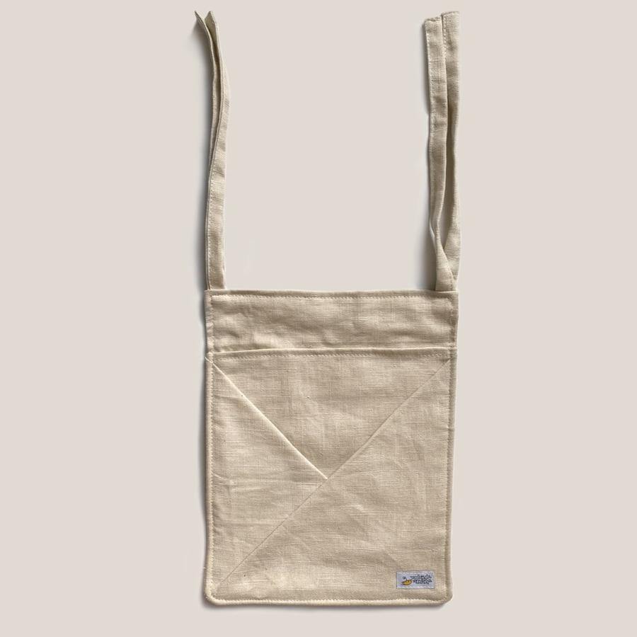 Hanging Linen Storage with Pockets MINI • beige/natural - Umbrella Amarela