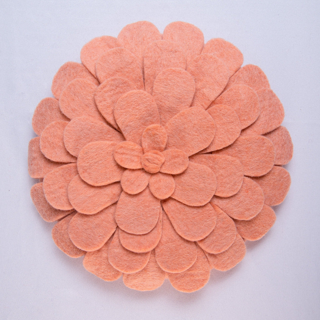 Flower Cushion - Coral - Umbrella Amarela